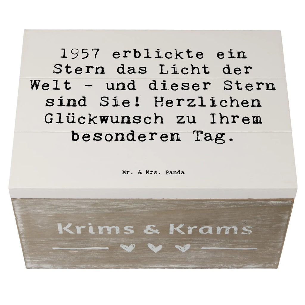 Holzkiste Spruch 1957 Geburtstag Stern Schatzkiste, Aufbewahrungsbox, Holzkiste, Geschenkbox, Kiste, XXL, Truhe, Dekokiste, Erinnerungskiste, Geschenkdose, Erinnerungsbox, Schatulle, Geburtstag, Geburtstagsgeschenk, Geschenk