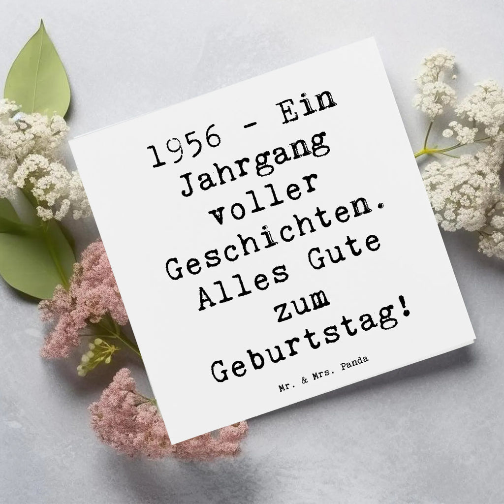 Deluxe Karte Spruch 1956 Geburtstag Hochzeitskarte, Hochwertige Grußkarte, Karte, Glückwunschkarte, Grußkarte, Einladungskarte, Hochwertige Klappkarte, Klappkarte, Geburtstagskarte, Geburtstag, Geburtstagsgeschenk, Geschenk