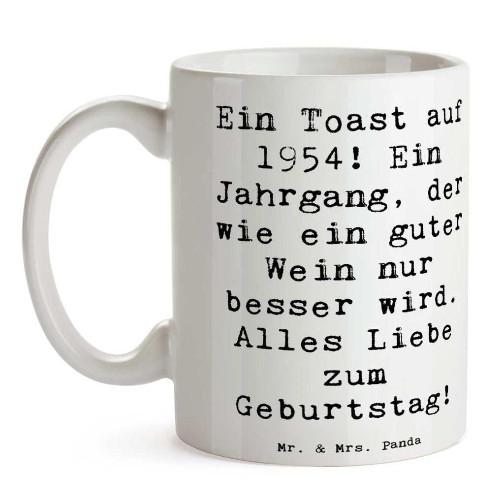 Tasse 1954 Geburtstag Geschenktasse, Tasse, Teetasse, Tasse mit Motiven, Porzellantasse, Tasse mit Zitaten, Keramiktasse, Bürotasse, Kaffeetasse, Geburtstag, Geburtstagsgeschenk, Geschenk