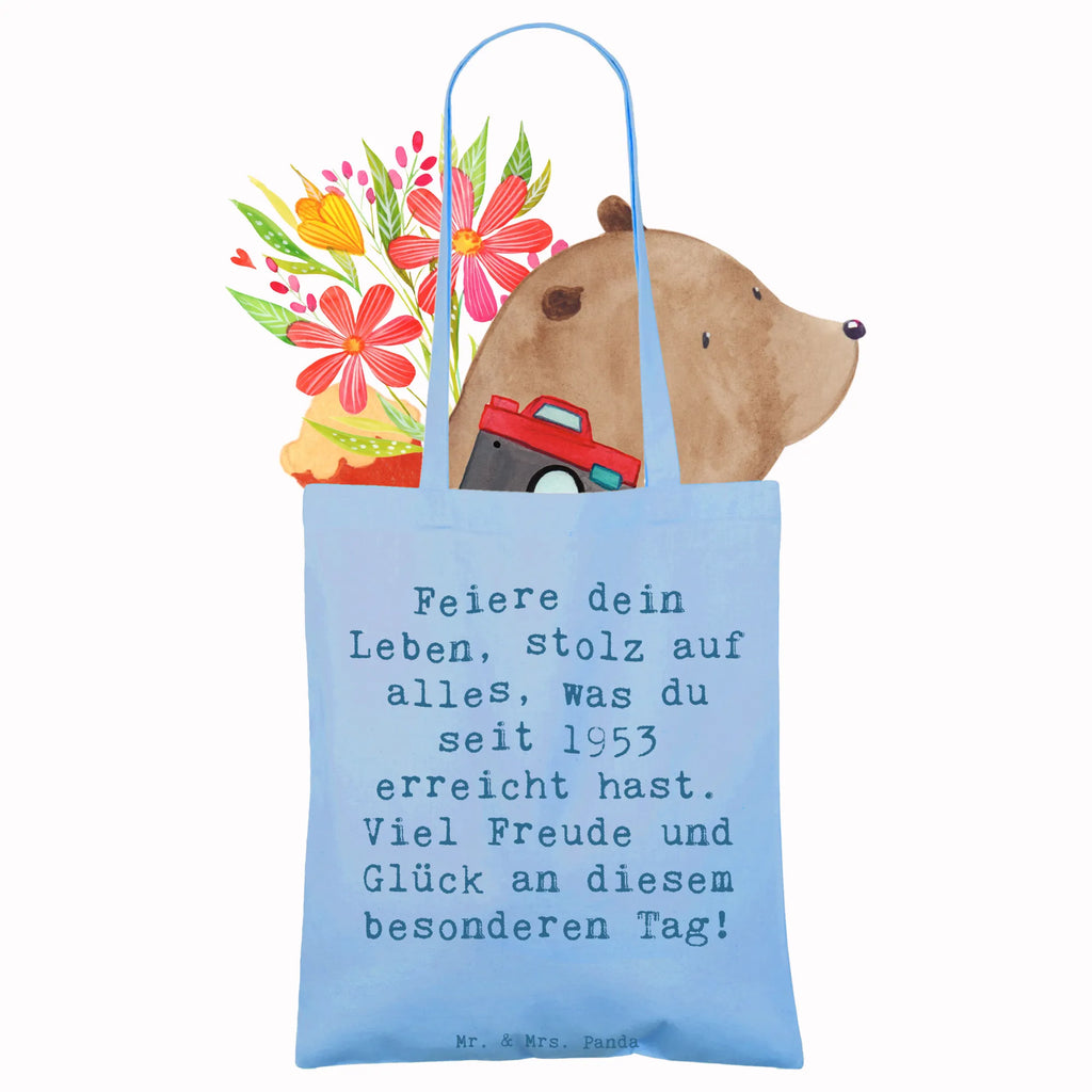 Tragetasche Spruch 1953 Geburtstag Jutetasche, Shopper, Stoffbeutel, Stofftasche, Schultertasche, Einkaufstasche, Beuteltasche, Badetasche, Tragetasche, Strandtasche, Jutebeutel, Tasche, Einkaufstüte, Beutel, Umhängetasche, Laptoptasche, Geburtstag, Geburtstagsgeschenk, Geschenk