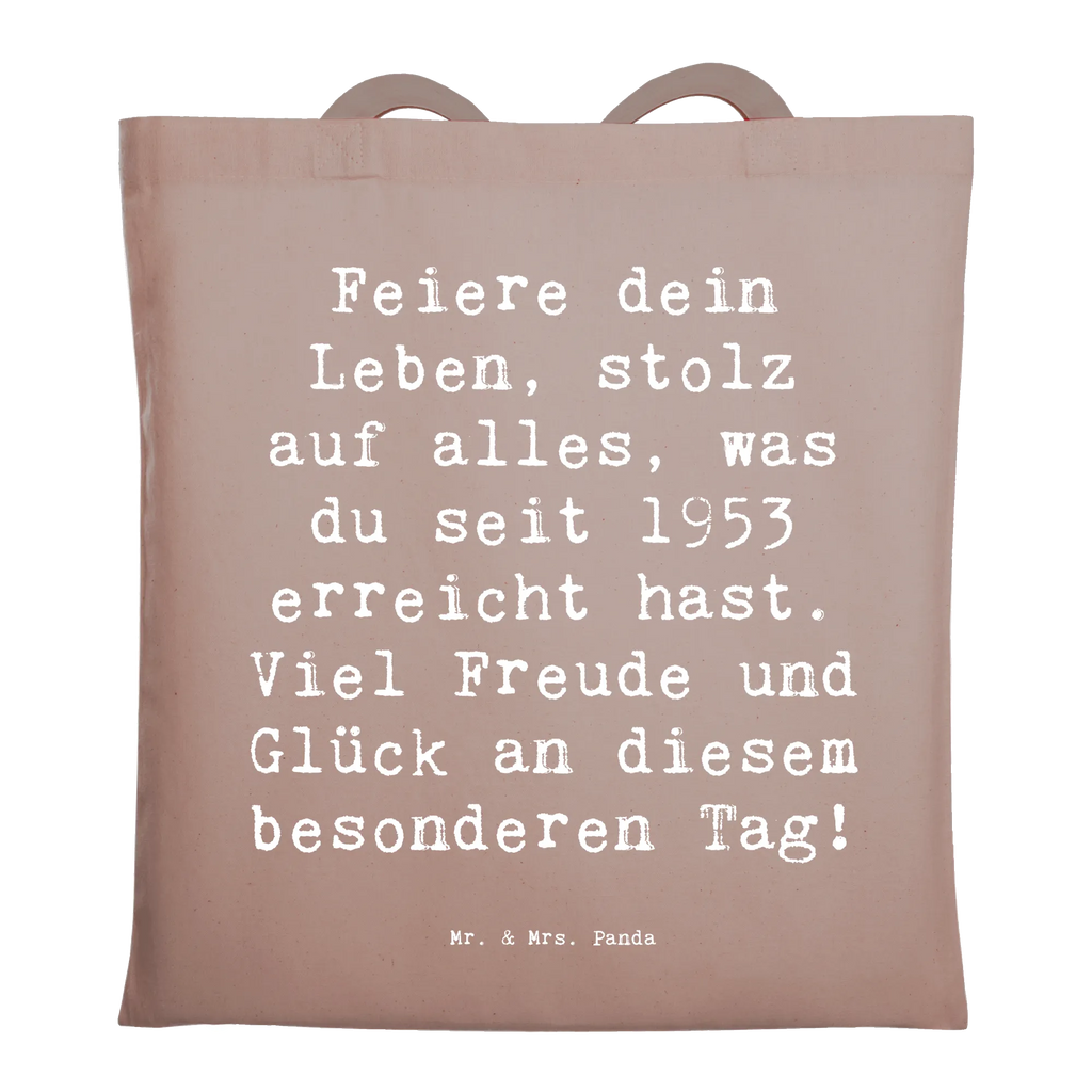 Tragetasche Spruch 1953 Geburtstag Jutetasche, Shopper, Stoffbeutel, Stofftasche, Schultertasche, Einkaufstasche, Beuteltasche, Badetasche, Tragetasche, Strandtasche, Jutebeutel, Tasche, Einkaufstüte, Beutel, Umhängetasche, Laptoptasche, Geburtstag, Geburtstagsgeschenk, Geschenk