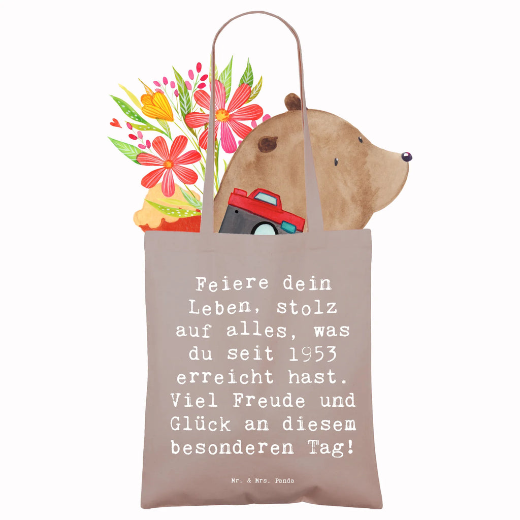 Tragetasche Spruch 1953 Geburtstag Jutetasche, Shopper, Stoffbeutel, Stofftasche, Schultertasche, Einkaufstasche, Beuteltasche, Badetasche, Tragetasche, Strandtasche, Jutebeutel, Tasche, Einkaufstüte, Beutel, Umhängetasche, Laptoptasche, Geburtstag, Geburtstagsgeschenk, Geschenk