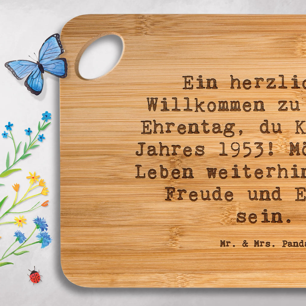 Schneidebrett Spruch 1953 Geburtstag Schneidebrett, Frühstücksbrett, Holzbrett, Servierbrett, Holzbrettchen, Brett, Küchenbrett, Hackbrett, Geburtstag, Geburtstagsgeschenk, Geschenk