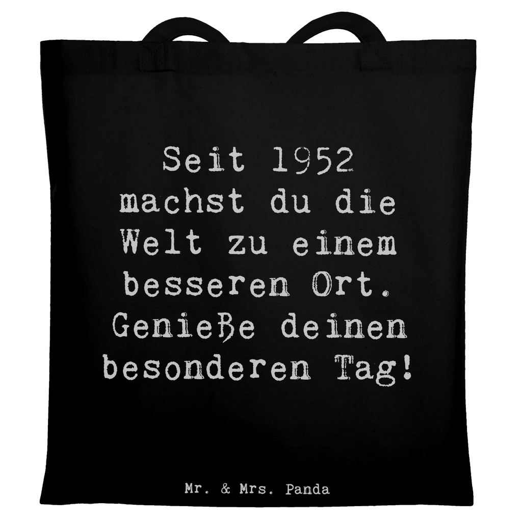 Tragetasche Spruch 1952 Geburtstag Jutetasche, Umhängetasche, Beuteltasche, Shopper, Einkaufstüte, Tasche, Stofftasche, Laptoptasche, Tragetasche, Beutel, Strandtasche, Badetasche, Einkaufstasche, Jutebeutel, Stoffbeutel, Schultertasche, Geburtstag, Geburtstagsgeschenk, Geschenk