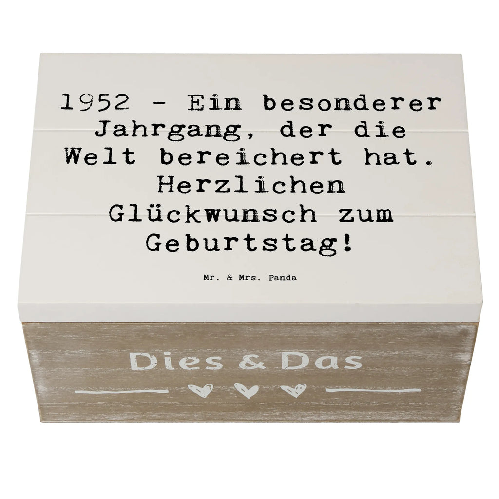 Holzkiste Spruch 1952 Geburtstag Erinnerungskiste, Holzkiste, Geschenkbox, Schatzkiste, Geschenkdose, Erinnerungsbox, Kiste, Truhe, Dekokiste, Schatulle, Aufbewahrungsbox, XXL, Geburtstag, Geburtstagsgeschenk, Geschenk