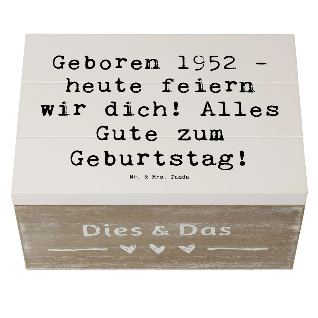 Holzkiste Spruch 1952 Geburtstag Erinnerungskiste, Schatulle, Geschenkbox, Truhe, Kiste, Holzkiste, Erinnerungsbox, Aufbewahrungsbox, Schatzkiste, Dekokiste, Geschenkdose, XXL, Geburtstag, Geburtstagsgeschenk, Geschenk