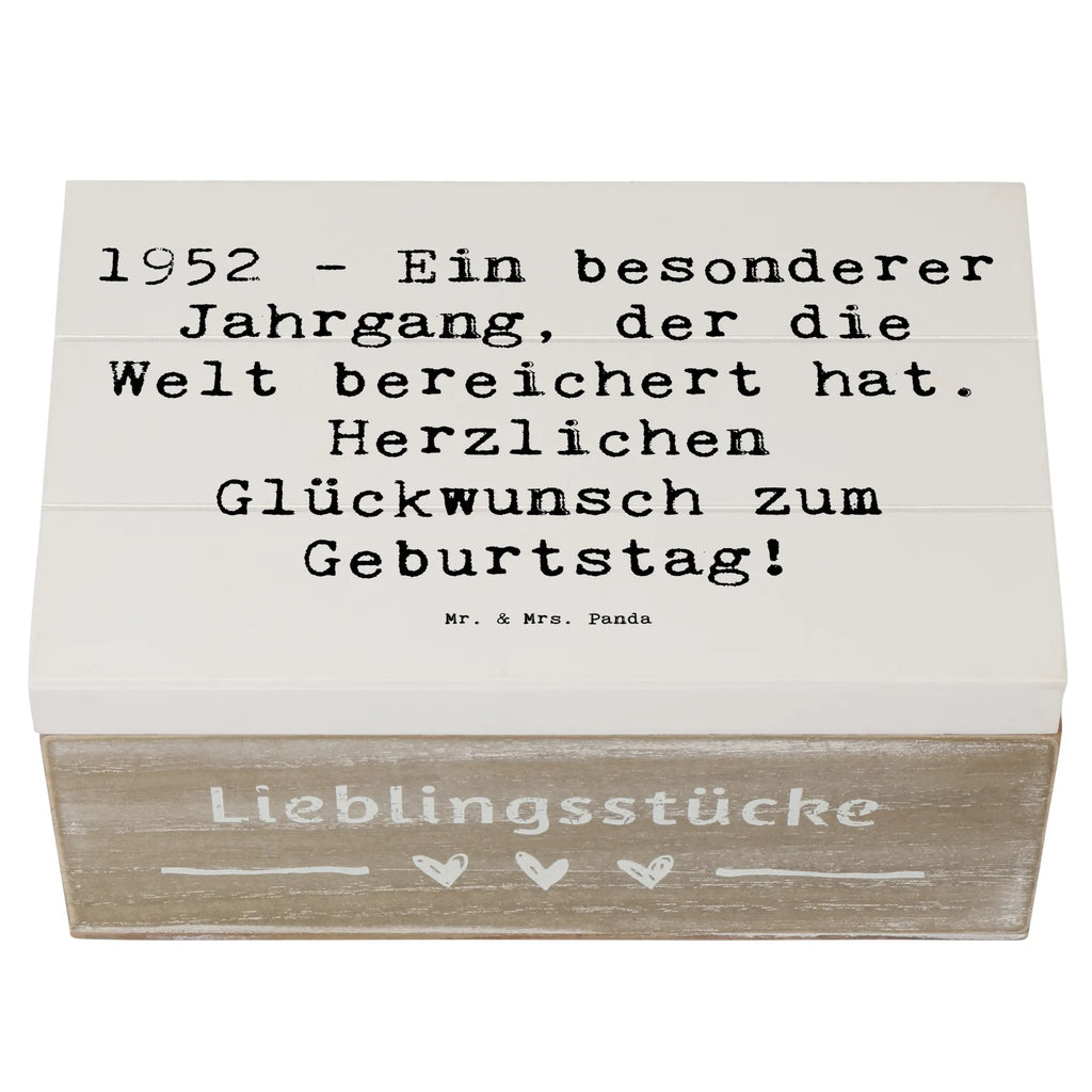 Holzkiste Spruch 1952 Geburtstag Erinnerungskiste, Holzkiste, Geschenkbox, Schatzkiste, Geschenkdose, Erinnerungsbox, Kiste, Truhe, Dekokiste, Schatulle, Aufbewahrungsbox, XXL, Geburtstag, Geburtstagsgeschenk, Geschenk