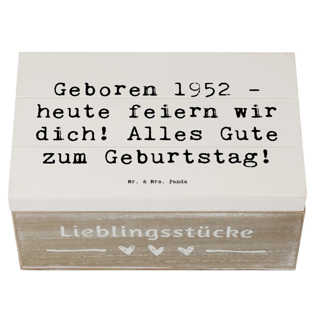 Holzkiste Spruch 1952 Geburtstag Erinnerungskiste, Schatulle, Geschenkbox, Truhe, Kiste, Holzkiste, Erinnerungsbox, Aufbewahrungsbox, Schatzkiste, Dekokiste, Geschenkdose, XXL, Geburtstag, Geburtstagsgeschenk, Geschenk