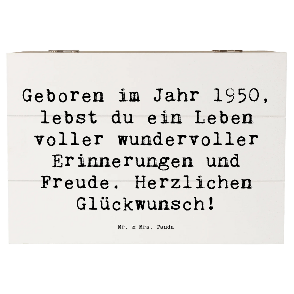 Holzkiste Spruch 1950 Geburtstag Dekokiste, Schatzkiste, Truhe, Erinnerungskiste, Kiste, Aufbewahrungsbox, XXL, Geschenkdose, Holzkiste, Schatulle, Geschenkbox, Erinnerungsbox, Geburtstag, Geburtstagsgeschenk, Geschenk