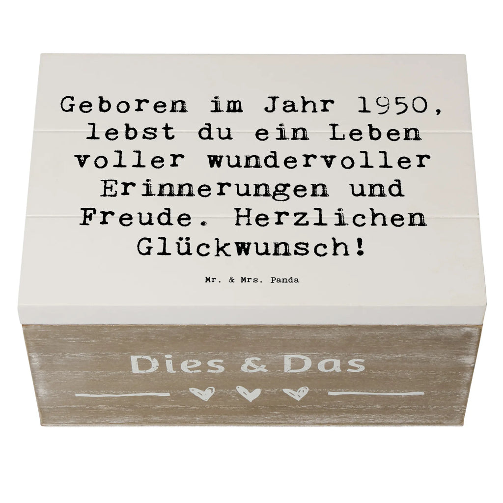Holzkiste Spruch 1950 Geburtstag Dekokiste, Schatzkiste, Truhe, Erinnerungskiste, Kiste, Aufbewahrungsbox, XXL, Geschenkdose, Holzkiste, Schatulle, Geschenkbox, Erinnerungsbox, Geburtstag, Geburtstagsgeschenk, Geschenk