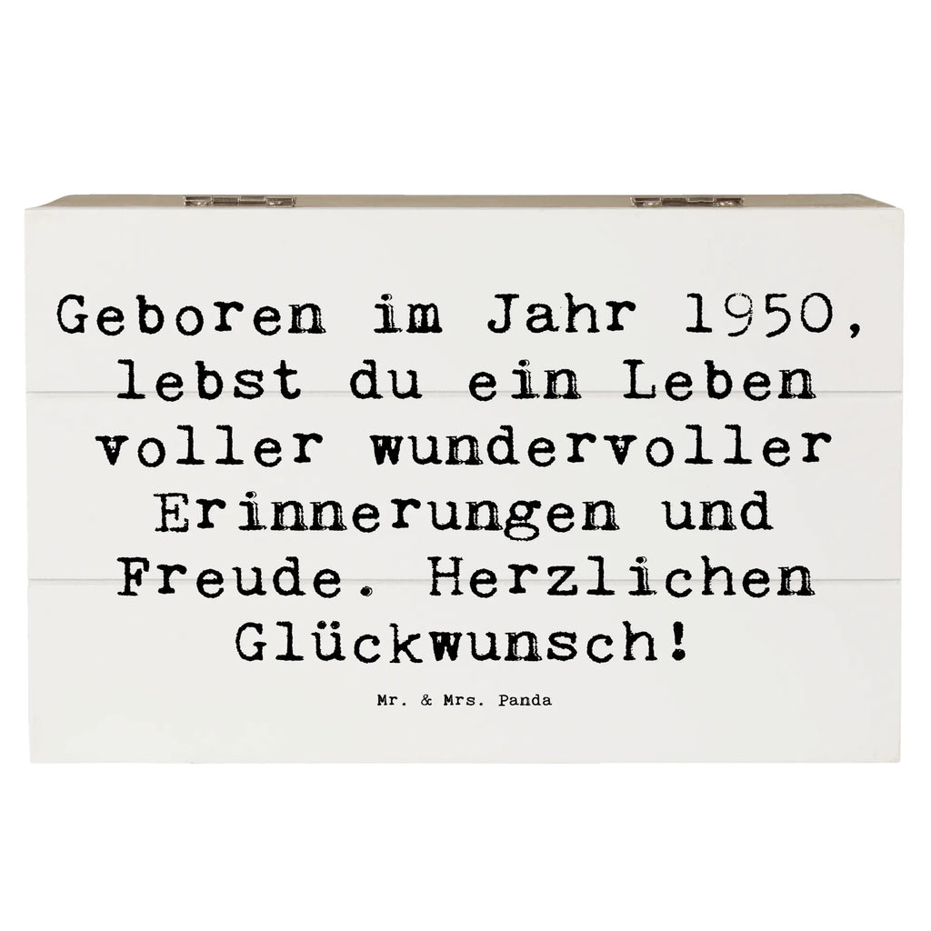 Holzkiste Spruch 1950 Geburtstag Dekokiste, Schatzkiste, Truhe, Erinnerungskiste, Kiste, Aufbewahrungsbox, XXL, Geschenkdose, Holzkiste, Schatulle, Geschenkbox, Erinnerungsbox, Geburtstag, Geburtstagsgeschenk, Geschenk