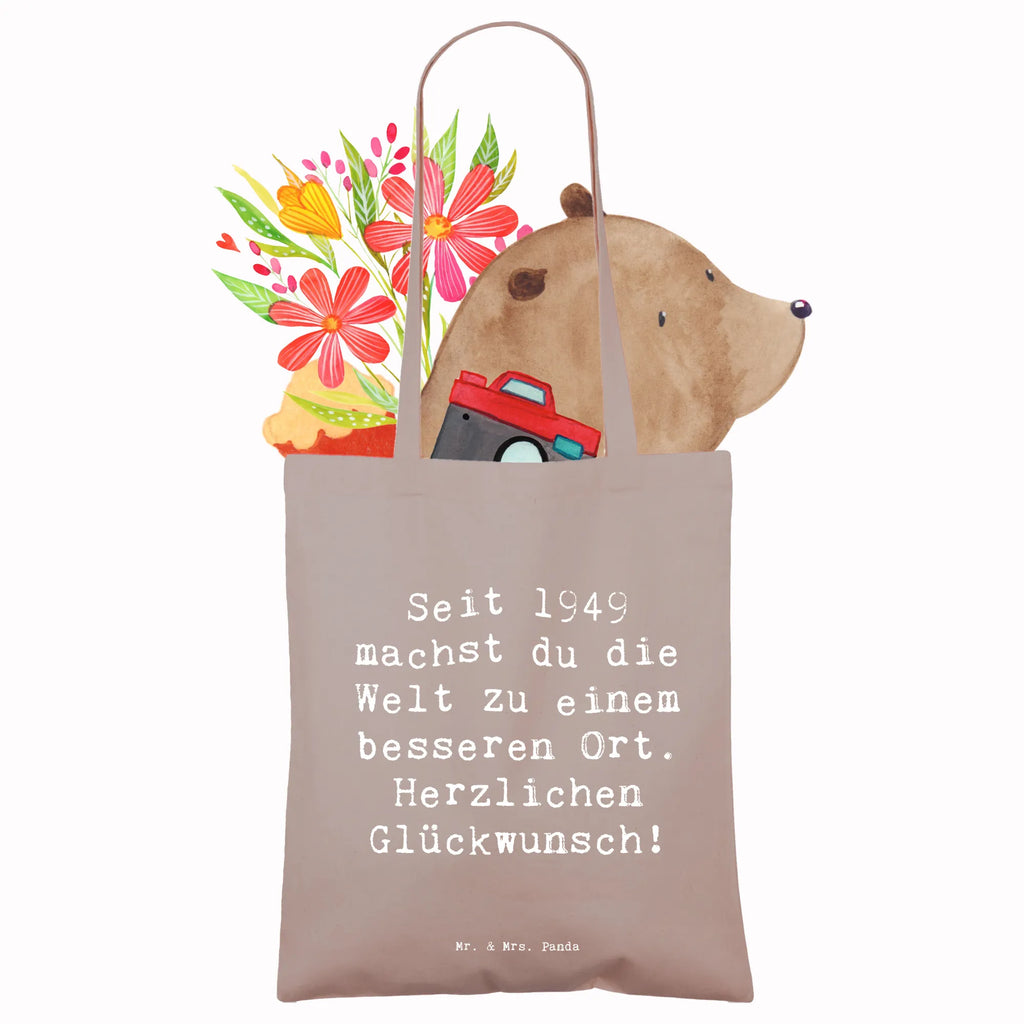 Tragetasche Spruch 1949 Geburtstag Beuteltasche, Stoffbeutel, Einkaufstüte, Stofftasche, Einkaufstasche, Tasche, Jutetasche, Tragetasche, Strandtasche, Badetasche, Schultertasche, Beutel, Umhängetasche, Jutebeutel, Shopper, Laptoptasche, Geburtstag, Geburtstagsgeschenk, Geschenk