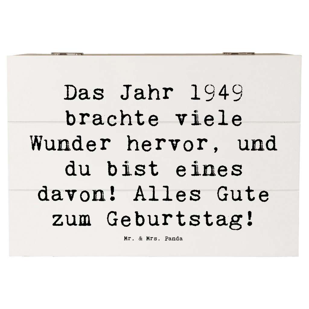 Holzkiste Spruch 1949 Geburtstag Wunder Dekokiste, Aufbewahrungsbox, Kiste, Geschenkdose, Schatulle, Truhe, Erinnerungskiste, Holzkiste, Schatzkiste, Erinnerungsbox, Geschenkbox, XXL, Geburtstag, Geburtstagsgeschenk, Geschenk