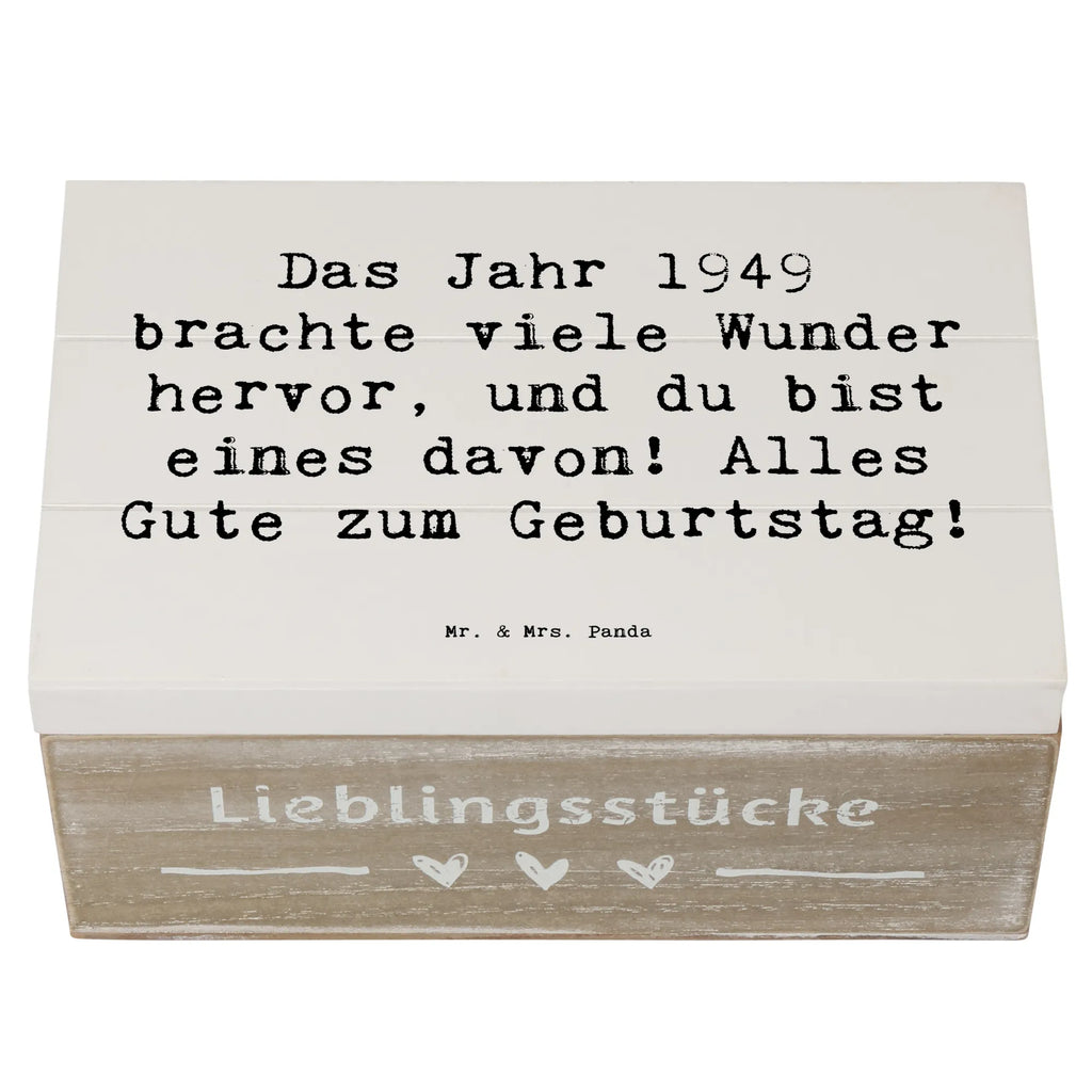 Holzkiste Spruch 1949 Geburtstag Wunder Dekokiste, Aufbewahrungsbox, Kiste, Geschenkdose, Schatulle, Truhe, Erinnerungskiste, Holzkiste, Schatzkiste, Erinnerungsbox, Geschenkbox, XXL, Geburtstag, Geburtstagsgeschenk, Geschenk