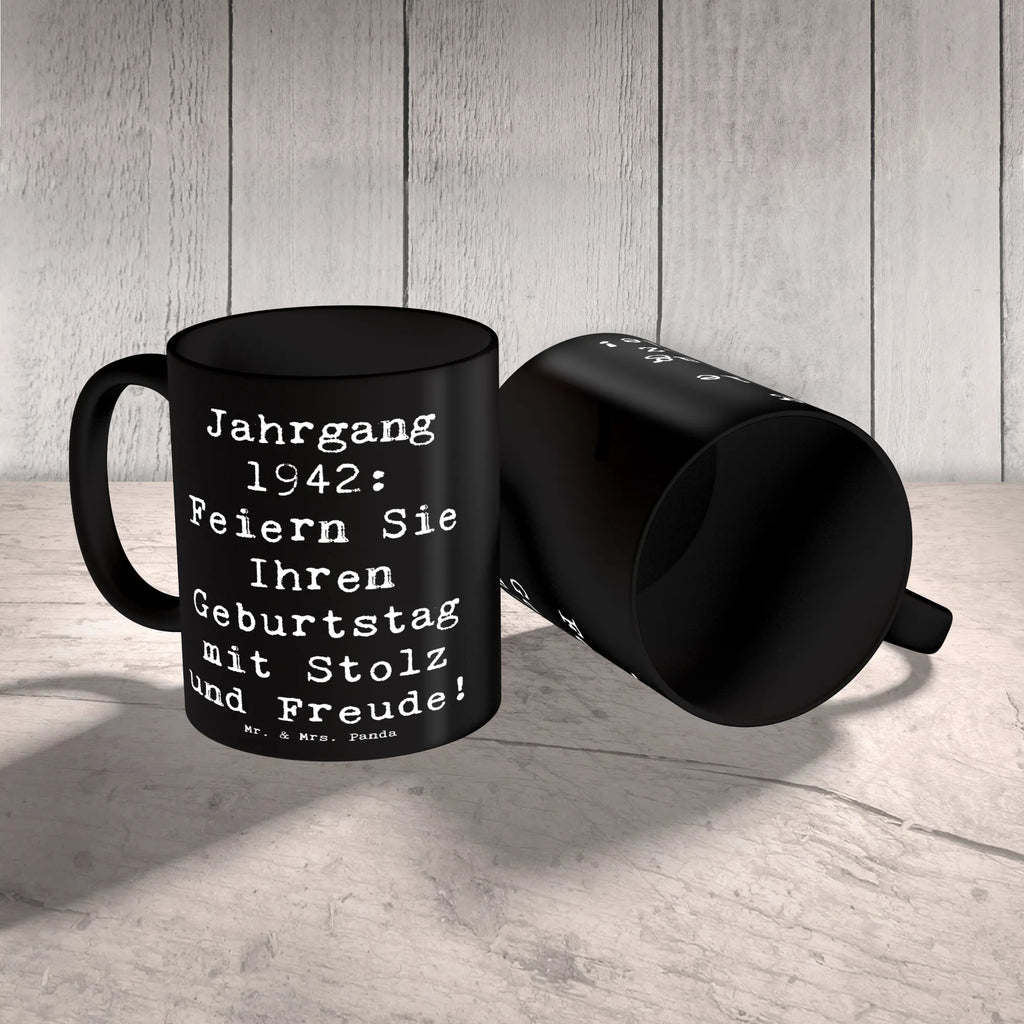 Tasse Spruch 1942 Geburtstag Bürotasse, Tasse mit Zitaten, Teetasse, Tasse mit Motiven, Tasse, Keramiktasse, Porzellantasse, Geschenktasse, Kaffeetasse, Geburtstag, Geburtstagsgeschenk, Geschenk