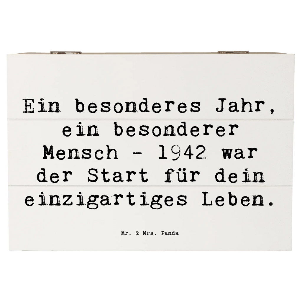 Holzkiste Spruch 1942 Geburtstag XXL, Dekokiste, Erinnerungsbox, Schatulle, Holzkiste, Geschenkdose, Aufbewahrungsbox, Kiste, Geschenkbox, Schatzkiste, Erinnerungskiste, Truhe, Geburtstag, Geburtstagsgeschenk, Geschenk