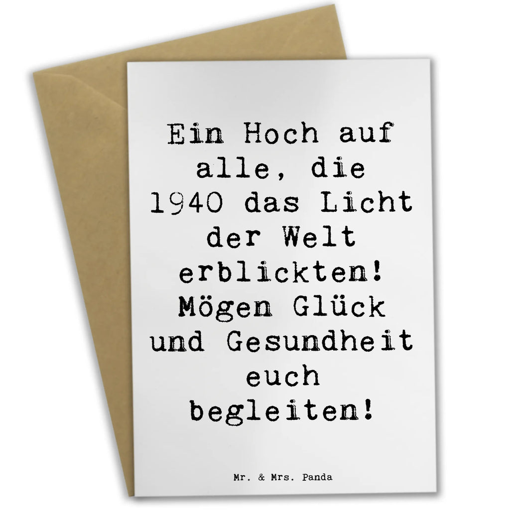 Grußkarte Spruch 1940 Geburtstag Glückwunschkarte, Einladungskarte, Geburtstagskarte, Klappkarte, Ansichtskarten, Grußkarte, Hochzeitskarte, Karte, Geburtstag, Geburtstagsgeschenk, Geschenk