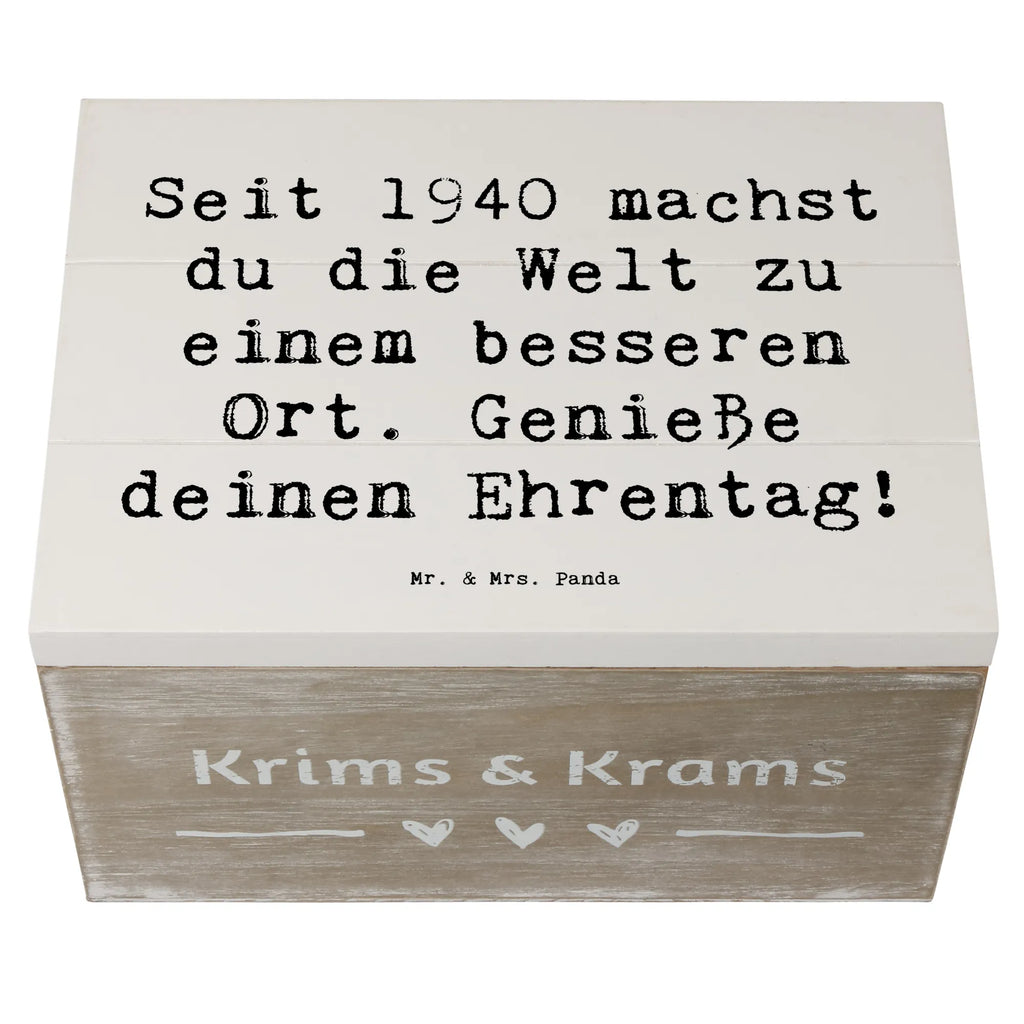 Holzkiste Spruch 1940 Geburtstag Holzkiste, Schatulle, Dekokiste, Aufbewahrungsbox, Erinnerungskiste, XXL, Truhe, Geschenkdose, Erinnerungsbox, Schatzkiste, Kiste, Geschenkbox, Geburtstag, Geburtstagsgeschenk, Geschenk