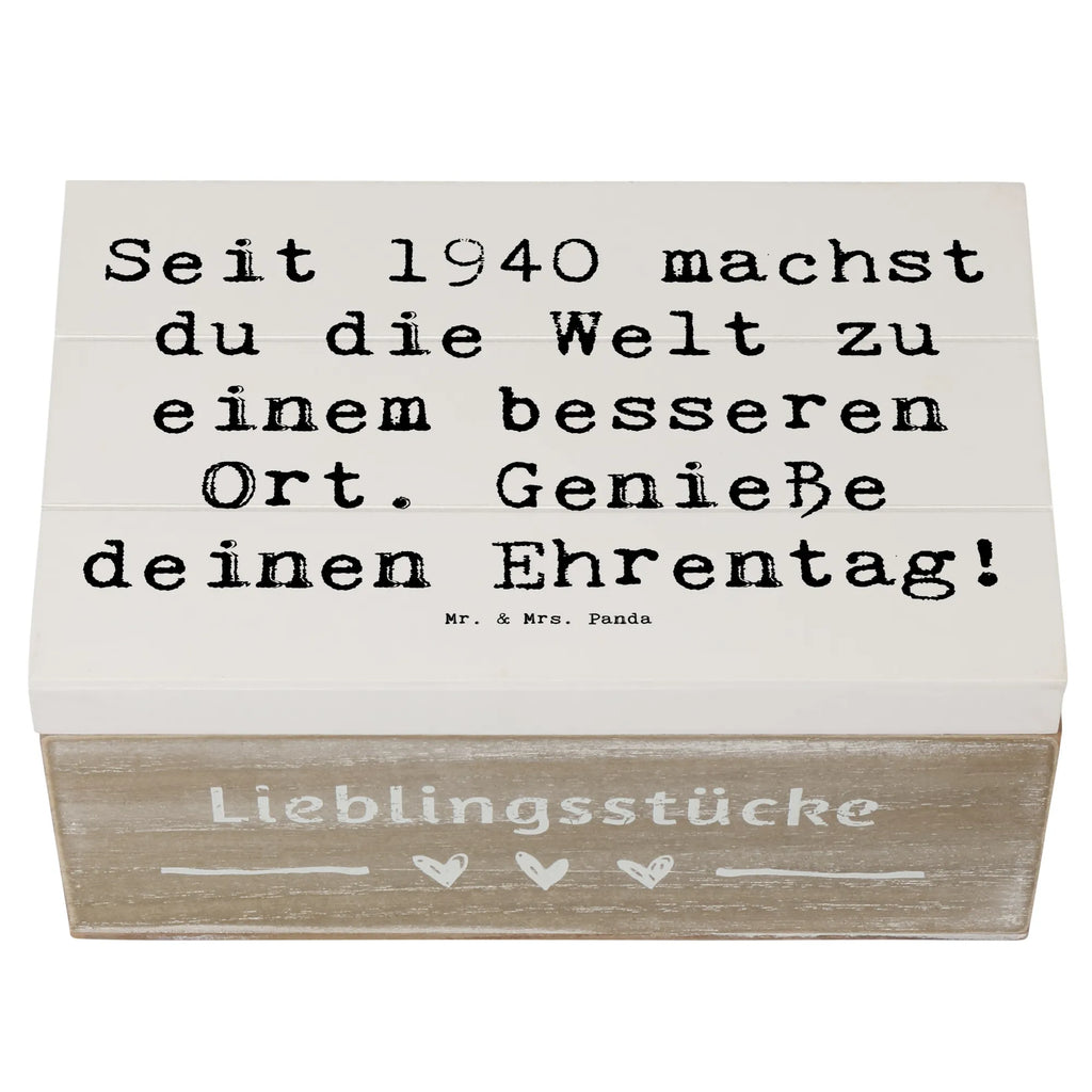 Holzkiste Spruch 1940 Geburtstag Holzkiste, Schatulle, Dekokiste, Aufbewahrungsbox, Erinnerungskiste, XXL, Truhe, Geschenkdose, Erinnerungsbox, Schatzkiste, Kiste, Geschenkbox, Geburtstag, Geburtstagsgeschenk, Geschenk