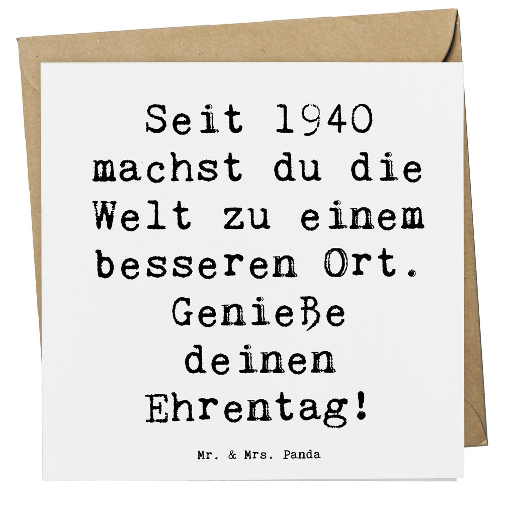 Deluxe Karte Spruch 1940 Geburtstag Hochzeitskarte, Karte, Hochwertige Klappkarte, Geburtstagskarte, Glückwunschkarte, Einladungskarte, Grußkarte, Klappkarte, Hochwertige Grußkarte, Geburtstag, Geburtstagsgeschenk, Geschenk
