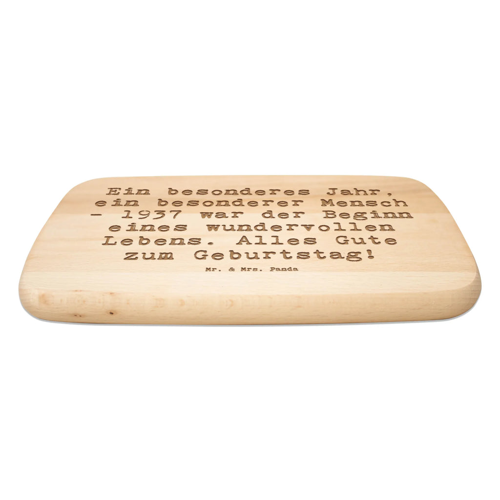 Śniadaniowa deska Przysłowie Ein besonderes Jahr, ein besonderer Mensch - 1937 war der Beginn eines wundervollen Lebens. Alles Gute zum Geburtstag! Urodziny, prezent urodzinowy, prezent