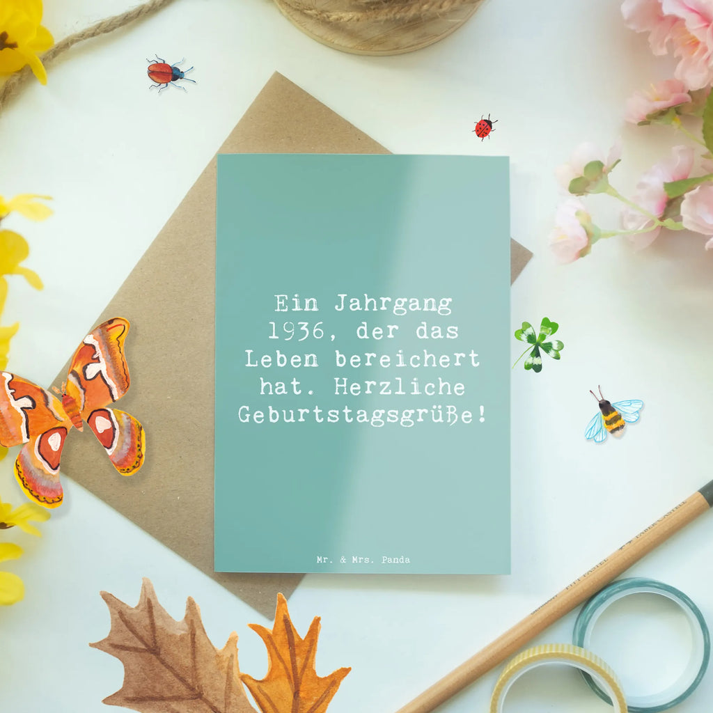 Grußkarte Spruch 1936 Geburtstag Geburtstagskarte, Hochzeitskarte, Glückwunschkarte, Karte, Grußkarte, Klappkarte, Einladungskarte, Ansichtskarten, Geburtstag, Geburtstagsgeschenk, Geschenk
