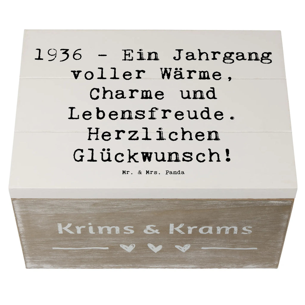 Wooden chest Saying 1936 - Ein Jahrgang voller Wärme, Charme und Lebensfreude. Herzlichen Glückwunsch! Holzboxen, Holzkiste mit Deckel, Holztruhe, aufbewahrungstruhe, kiste holz, aufbewahrungskisten, Holzkisten, Box aus Holz, truhe holz, holzschachtel, aufbewahrungsboxen, holztruhen, holzkästchen, Aufbewahrungskiste, Aufbewahrungsbox aus Holz, box holz, Holz Aufbewahrungsbox, Aufbewahrungsbox, Aufbewahrungsbox Holz, Schatulle, holzschatulle, aufbewahrungskiste mit deckel, Holzbox mit Deckel, Holzbox, Holzkiste, Geburtstag, Geburtstagsgeschenk, Geschenk