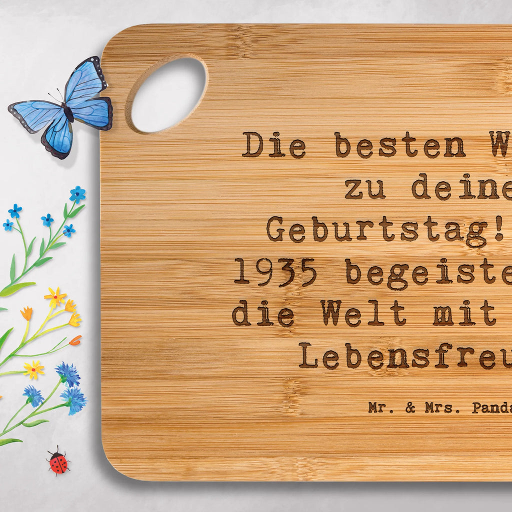 Brett Spruch 1935 Geburtstag Brett, Holzbrett, Schneidebrett, Holzbrettchen, Servierbrett, Hackbrett, Frühstücksbrett, Küchenbrett, Geburtstag, Geburtstagsgeschenk, Geschenk