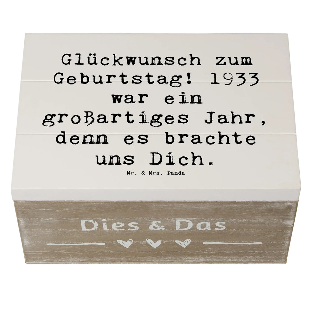 Holzkiste Spruch 1933 Geburtstag Aufbewahrungsbox, Geschenkdose, Kiste, Erinnerungsbox, Erinnerungskiste, Schatzkiste, Geschenkbox, Holzkiste, Dekokiste, XXL, Truhe, Schatulle, Geburtstag, Geburtstagsgeschenk, Geschenk