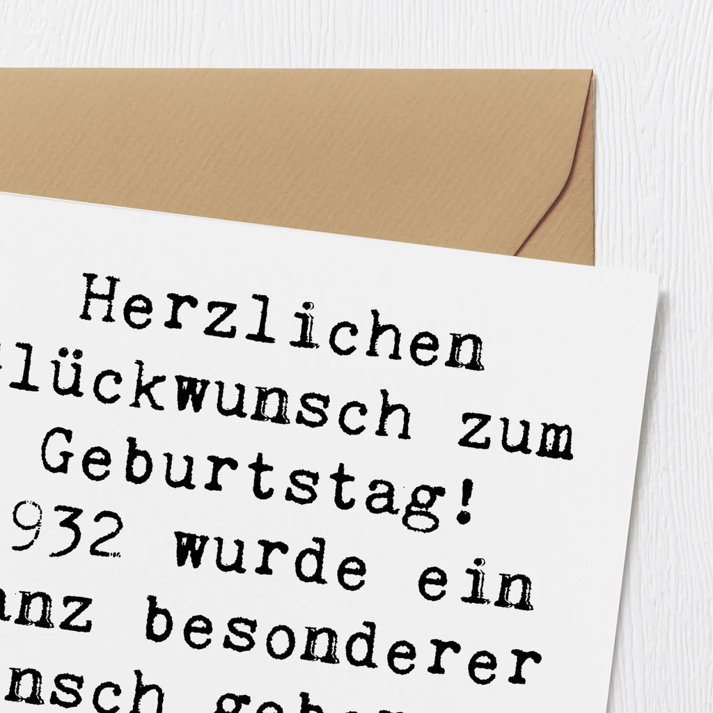 Deluxe Karte Spruch 1932 Geburtstag Karte, Hochwertige Klappkarte, Hochzeitskarte, Klappkarte, Hochwertige Grußkarte, Grußkarte, Glückwunschkarte, Einladungskarte, Geburtstagskarte, Geburtstag, Geburtstagsgeschenk, Geschenk