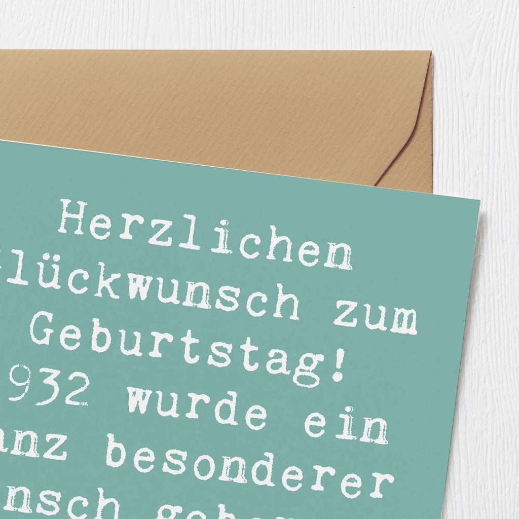 Deluxe Karte Spruch 1932 Geburtstag Karte, Hochwertige Klappkarte, Hochzeitskarte, Klappkarte, Hochwertige Grußkarte, Grußkarte, Glückwunschkarte, Einladungskarte, Geburtstagskarte, Geburtstag, Geburtstagsgeschenk, Geschenk