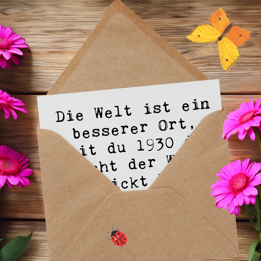 Deluxe Karte Spruch 1930 Geburtstag Glückwunschkarte, Karte, Hochwertige Klappkarte, Hochzeitskarte, Klappkarte, Grußkarte, Einladungskarte, Hochwertige Grußkarte, Geburtstagskarte, Geburtstag, Geburtstagsgeschenk, Geschenk