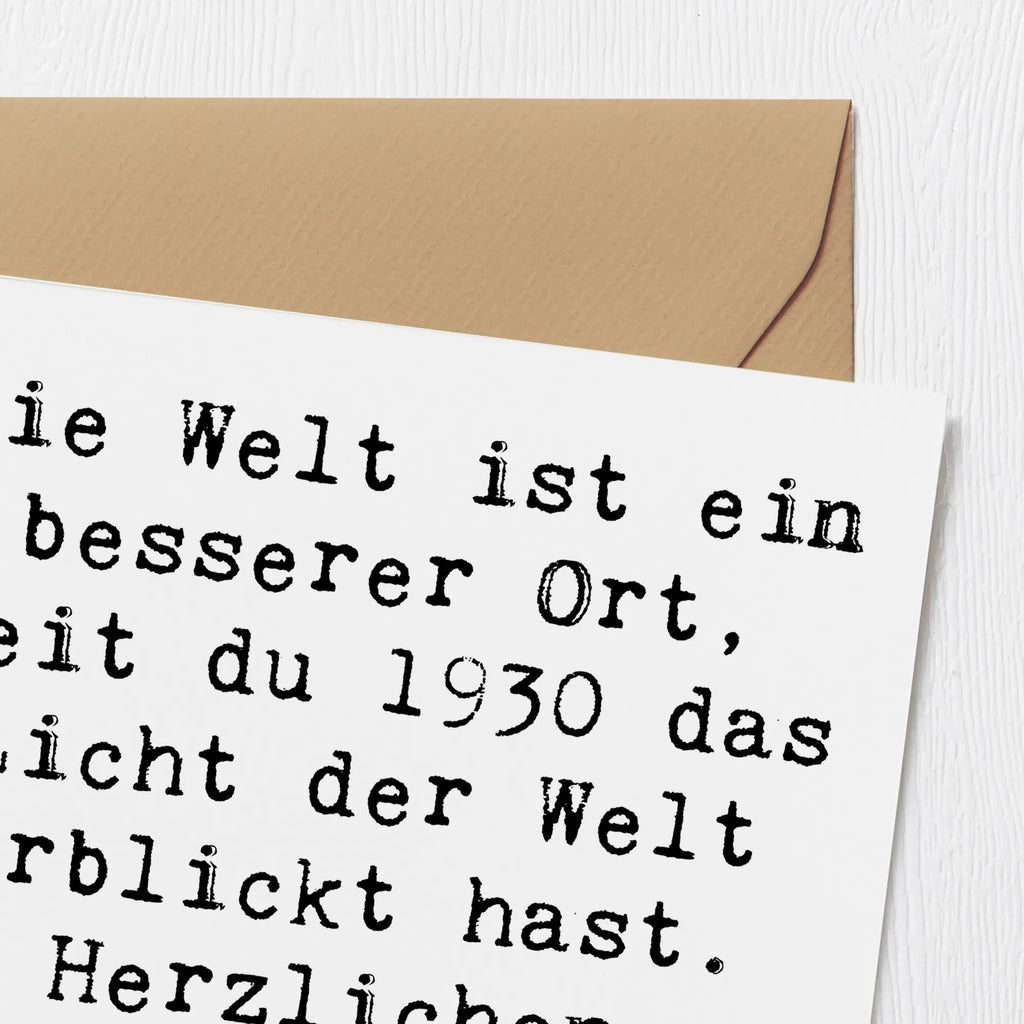 Deluxe Karte Spruch 1930 Geburtstag Glückwunschkarte, Karte, Hochwertige Klappkarte, Hochzeitskarte, Klappkarte, Grußkarte, Einladungskarte, Hochwertige Grußkarte, Geburtstagskarte, Geburtstag, Geburtstagsgeschenk, Geschenk