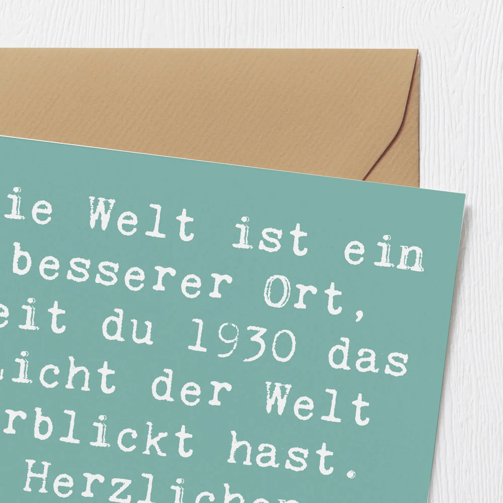 Deluxe Karte Spruch 1930 Geburtstag Glückwunschkarte, Karte, Hochwertige Klappkarte, Hochzeitskarte, Klappkarte, Grußkarte, Einladungskarte, Hochwertige Grußkarte, Geburtstagskarte, Geburtstag, Geburtstagsgeschenk, Geschenk