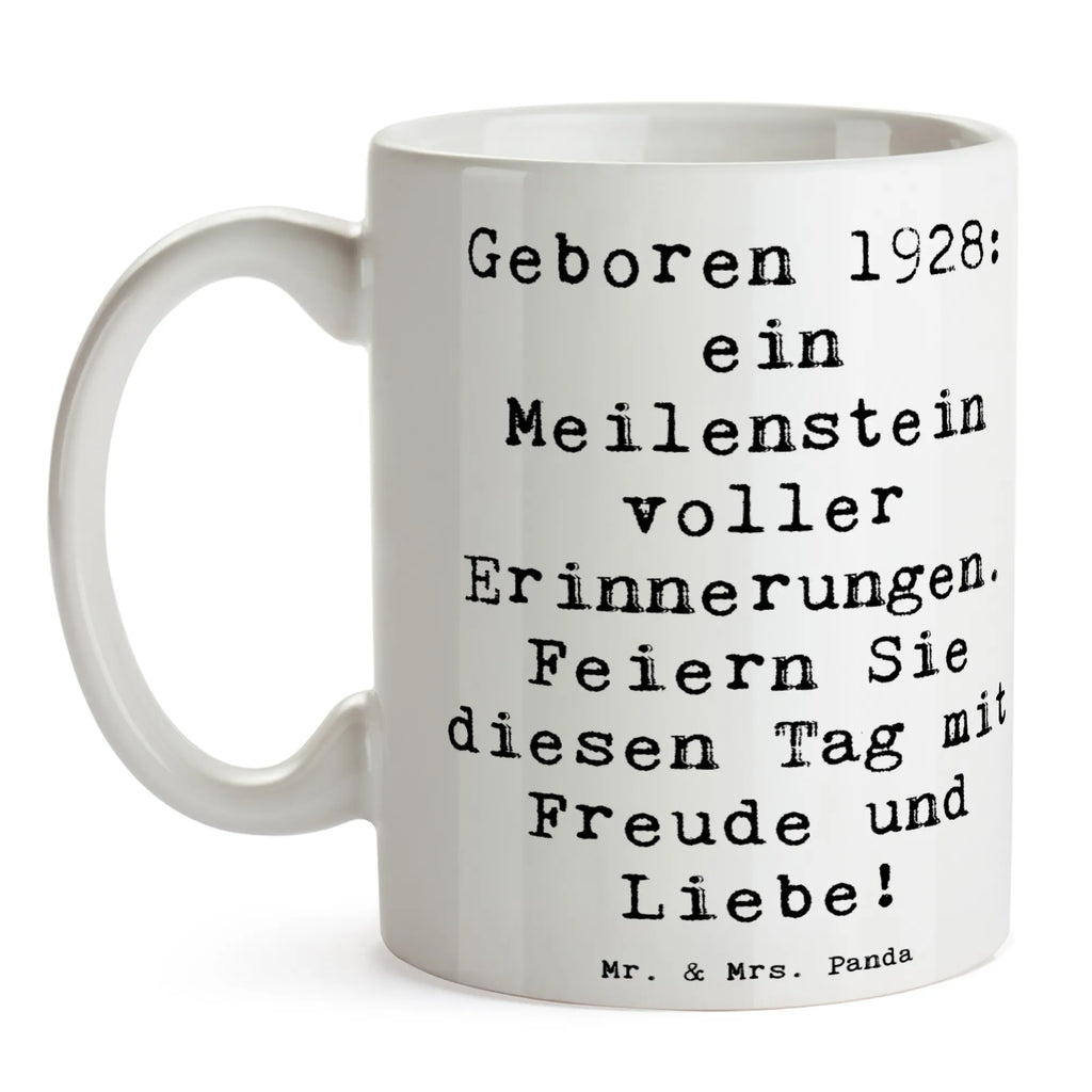 Tasse Spruch 1928 Geburtstag Tasse mit Zitaten, Geschenktasse, Bürotasse, Porzellantasse, Teetasse, Keramiktasse, Kaffeetasse, Tasse, Tasse mit Motiven, Geburtstag, Geburtstagsgeschenk, Geschenk