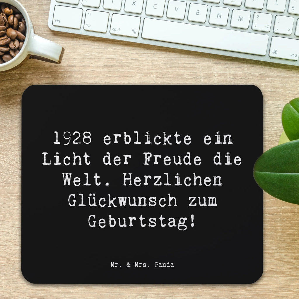 Mauspad Spruch 1928 Geburtstag Freude Mauspad Büro, PC Zubehör, Büroausstattung, Arbeitszimmer, Designer Mauspad, Computer zubehör, Mausunterlage, Einzigartiges Mauspad, Mousepad, Mauspad, Geburtstag, Geburtstagsgeschenk, Geschenk