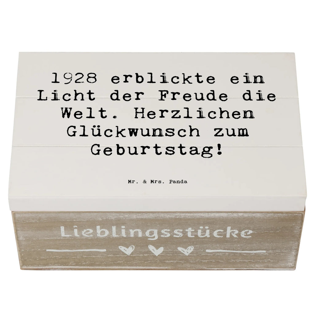 Holzkiste Spruch 1928 Geburtstag Freude Erinnerungskiste, Erinnerungsbox, Holzkiste, Schatzkiste, Geschenkdose, Truhe, Schatulle, Geschenkbox, XXL, Dekokiste, Aufbewahrungsbox, Kiste, Geburtstag, Geburtstagsgeschenk, Geschenk