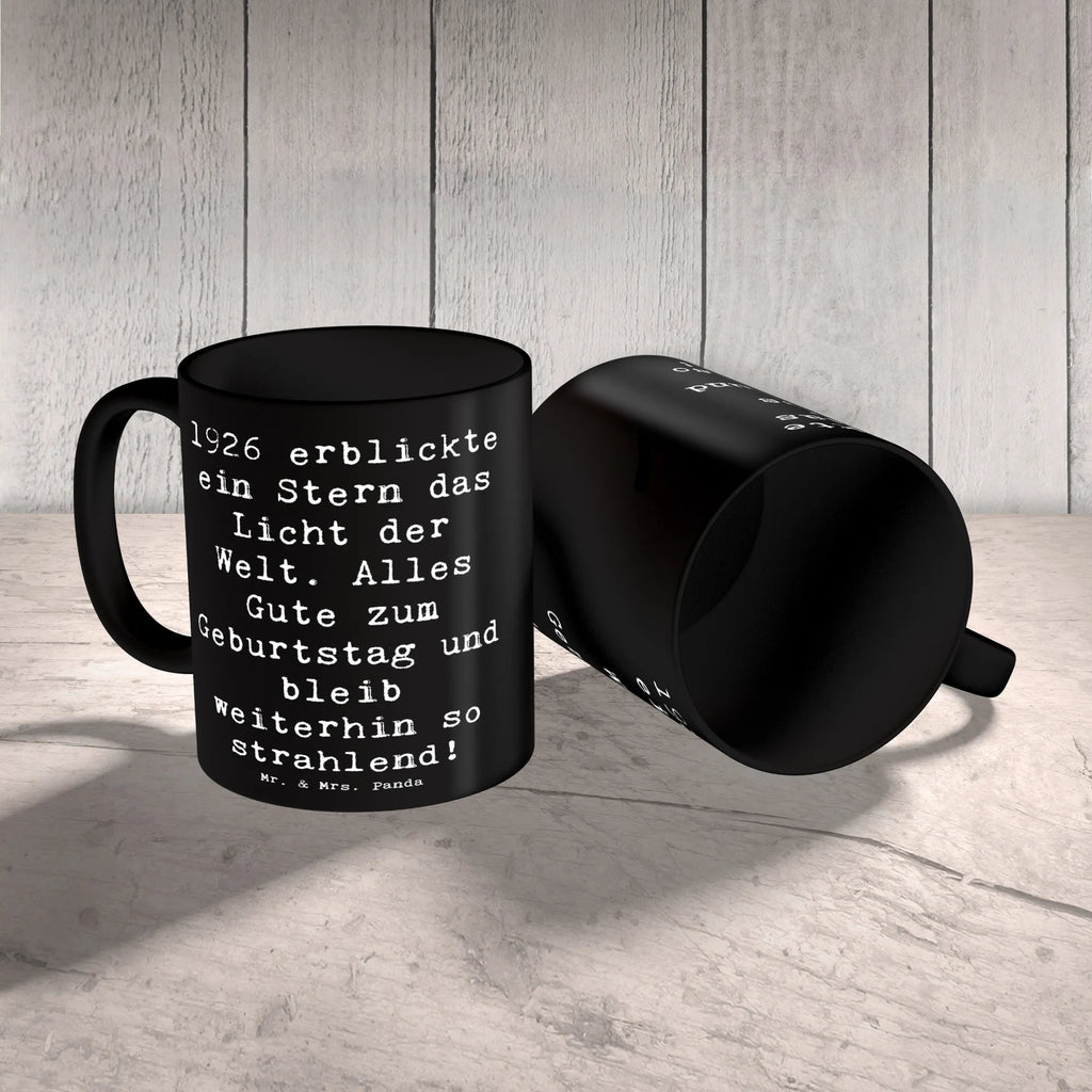 Tasse Spruch 1926 Geburtstag Stern Tasse mit Zitaten, Kaffeetasse, Tasse mit Motiven, Tasse, Bürotasse, Geschenktasse, Keramiktasse, Teetasse, Porzellantasse, Geburtstag, Geburtstagsgeschenk, Geschenk