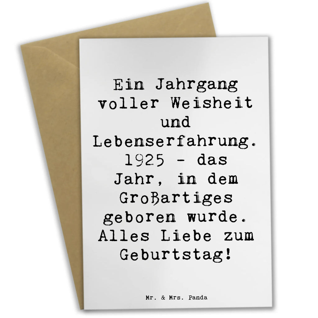 Grußkarte Spruch 1925 Geburtstag Karte, Geburtstagskarte, Einladungskarte, Hochzeitskarte, Grußkarte, Glückwunschkarte, Klappkarte, Ansichtskarten, Geburtstag, Geburtstagsgeschenk, Geschenk