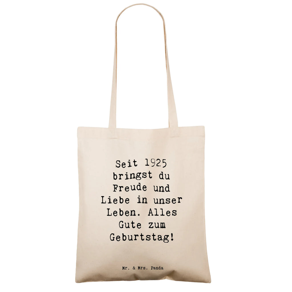 Tragetasche Spruch 1925 Geburtstag Freude Beuteltasche, Beutel, Einkaufstasche, Jutebeutel, Stoffbeutel, Tasche, Shopper, Umhängetasche, Strandtasche, Schultertasche, Stofftasche, Tragetasche, Badetasche, Jutetasche, Einkaufstüte, Laptoptasche, Geburtstag, Geburtstagsgeschenk, Geschenk