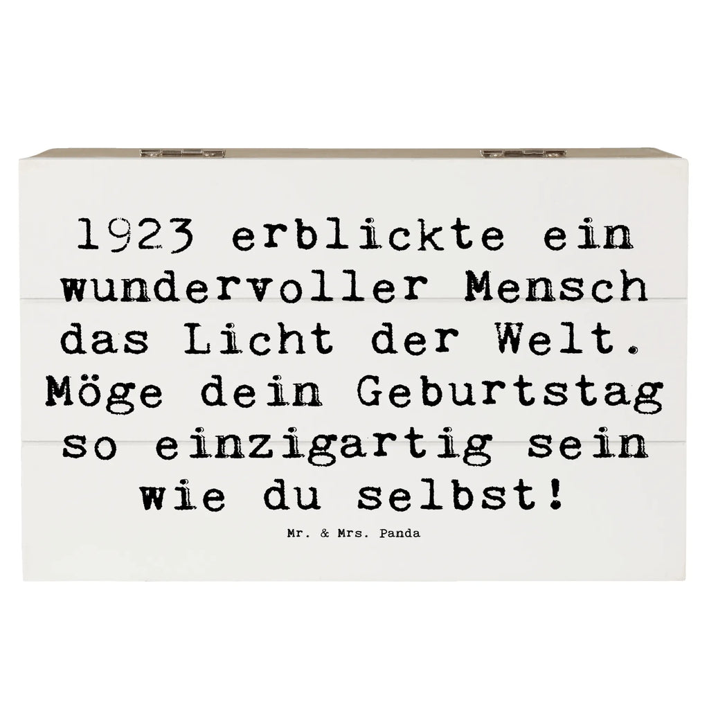 Holzkiste Spruch 1923 Geburtstag Geschenkbox, Truhe, Holzkiste, Schatulle, Erinnerungskiste, Geschenkdose, Kiste, XXL, Erinnerungsbox, Schatzkiste, Aufbewahrungsbox, Dekokiste, Geburtstag, Geburtstagsgeschenk, Geschenk