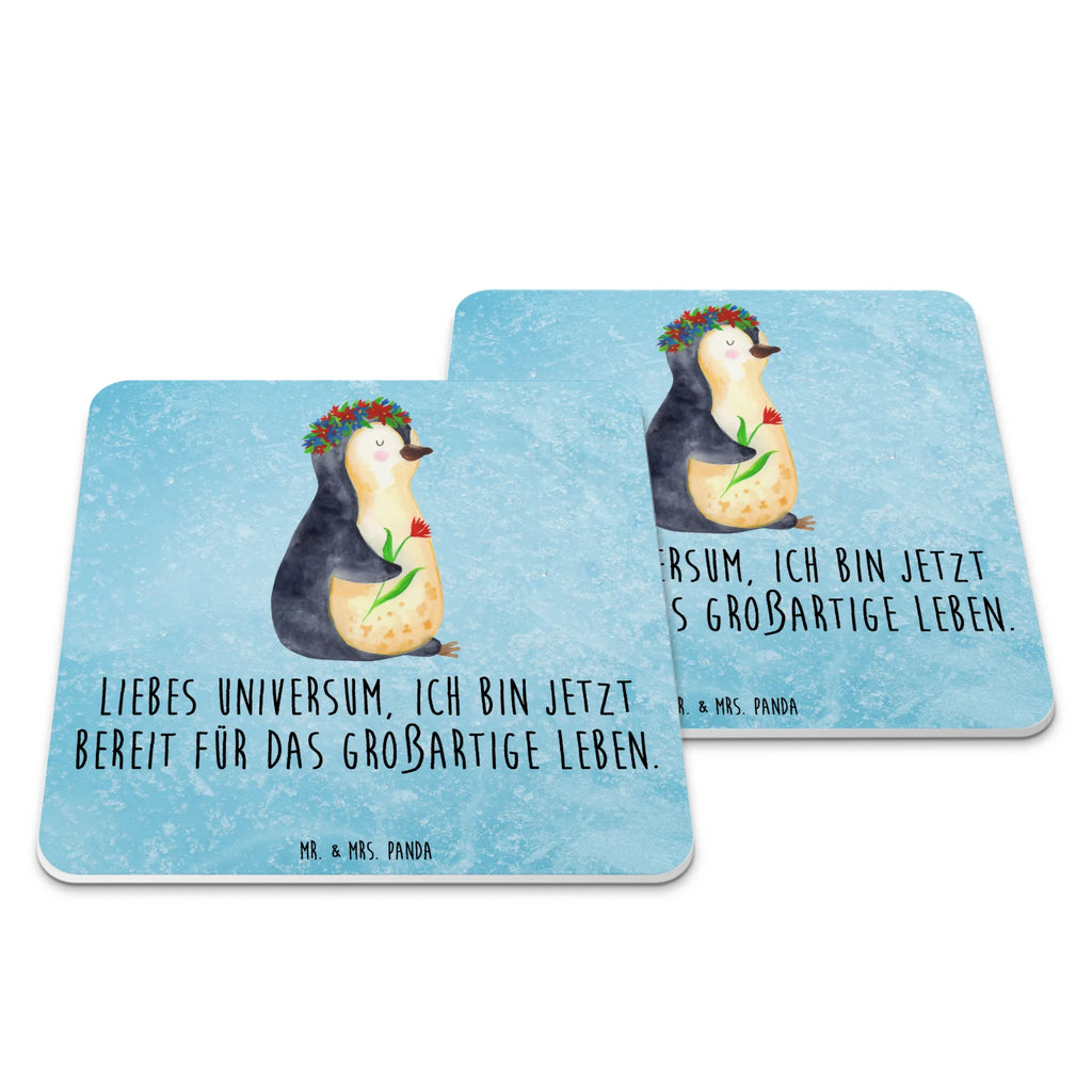 Untersetzer Set Pinguin Blumen Kunststoffuntersetzer, Underlay Für Getränke, Untersetzer Eckig, Becheruntersetzer, Untersetzer Für Getränke, Dekoruntersetzer, Untersetzer Set, Umweltfreundlicher Untersetzer, Untersetzer für Gläser, Nachhaltiger Untersetzer, Untersetzer für Tassen, Getränke-Coaster, Rutschfester Untersetzer, Handgemachter Untersetzer, Untersetzer, Universaluntersetzer, Getränkeuntersetzer, Tassenuntersetzer, Untersetzer für Becher, Untersetzer Motiv, Hitzebeständiger Untersetzer, Glasuntersetzer, Tischschutzuntersetzer, Untersetzer Rund, Getränke­sauguntersetzer, Design-Untersetzer, Coaster, Tischuntersetzer, Pinguin, Liebeskummer, Wünsche, Lebenslust, Leben, Motivation, Pinguine, Lebensziele, Universum, Ziele, Geschenkidee, Blumenkranz