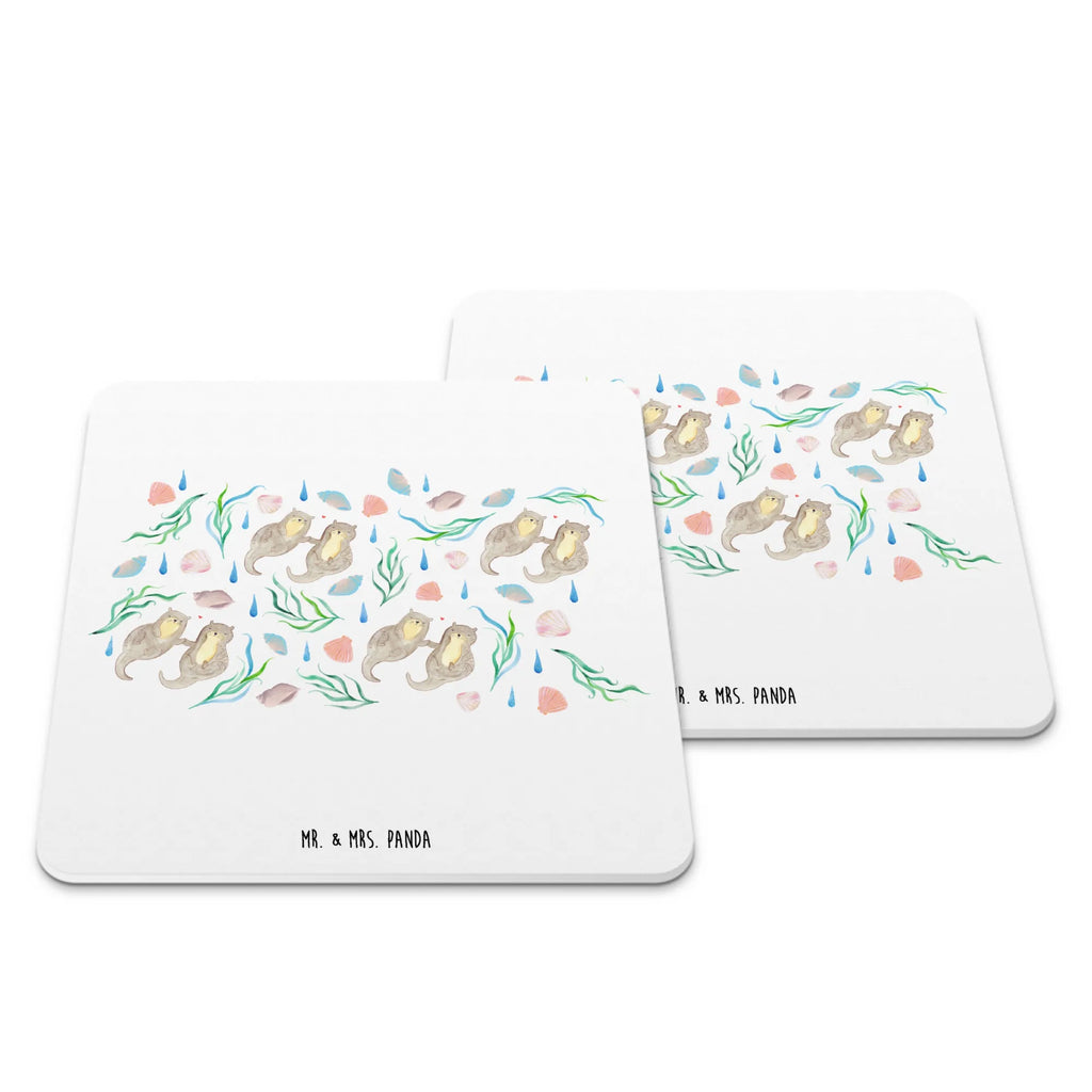 Coaster Set Otter Love Design Untersetzer Eckig, Tischuntersetzer, Dekoruntersetzer, Hitzebeständiger Untersetzer, Nachhaltiger Untersetzer, Handgemachter Untersetzer, Untersetzer Für Getränke, Untersetzer für Gläser, Design-Untersetzer, Coaster, Getränke­sauguntersetzer, Universaluntersetzer, Kunststoffuntersetzer, Untersetzer für Becher, Untersetzer Motiv, Untersetzer für Tassen, Untersetzer Set, Getränkeuntersetzer, Rutschfester Untersetzer, Untersetzer, Becheruntersetzer, Umweltfreundlicher Untersetzer, Tischschutzuntersetzer, Underlay Für Getränke, Tassenuntersetzer, Getränke-Coaster, Untersetzer Rund, Glasuntersetzer, Meer, Muscheln, händchenhaltene Otter, maritim, Otter, Beach Design, Aquarell