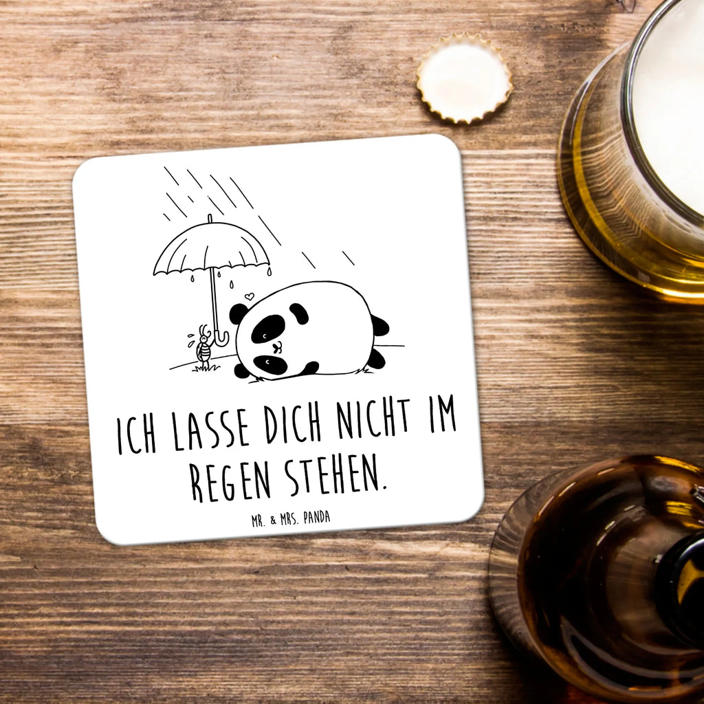 Untersetzer Set Panda Freundschaft, Coaster, Glas-Untersetzer