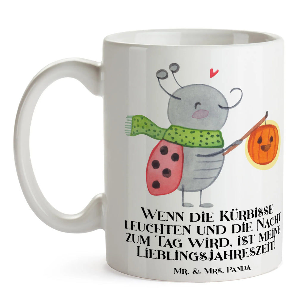 Mug Wenn die Kürbisse leuchten und die Nacht zum Tag wird, ist meine Lieblingsjahreszeit! Tasse mit Motiven, Geschenktasse, Teetasse, Bürotasse, Keramiktasse, Kaffeetasse, Tasse, Porzellantasse, Tasse mit Zitaten, Halloween, Deko, Martinssingen, Dekoration, Geschenke, Schenken