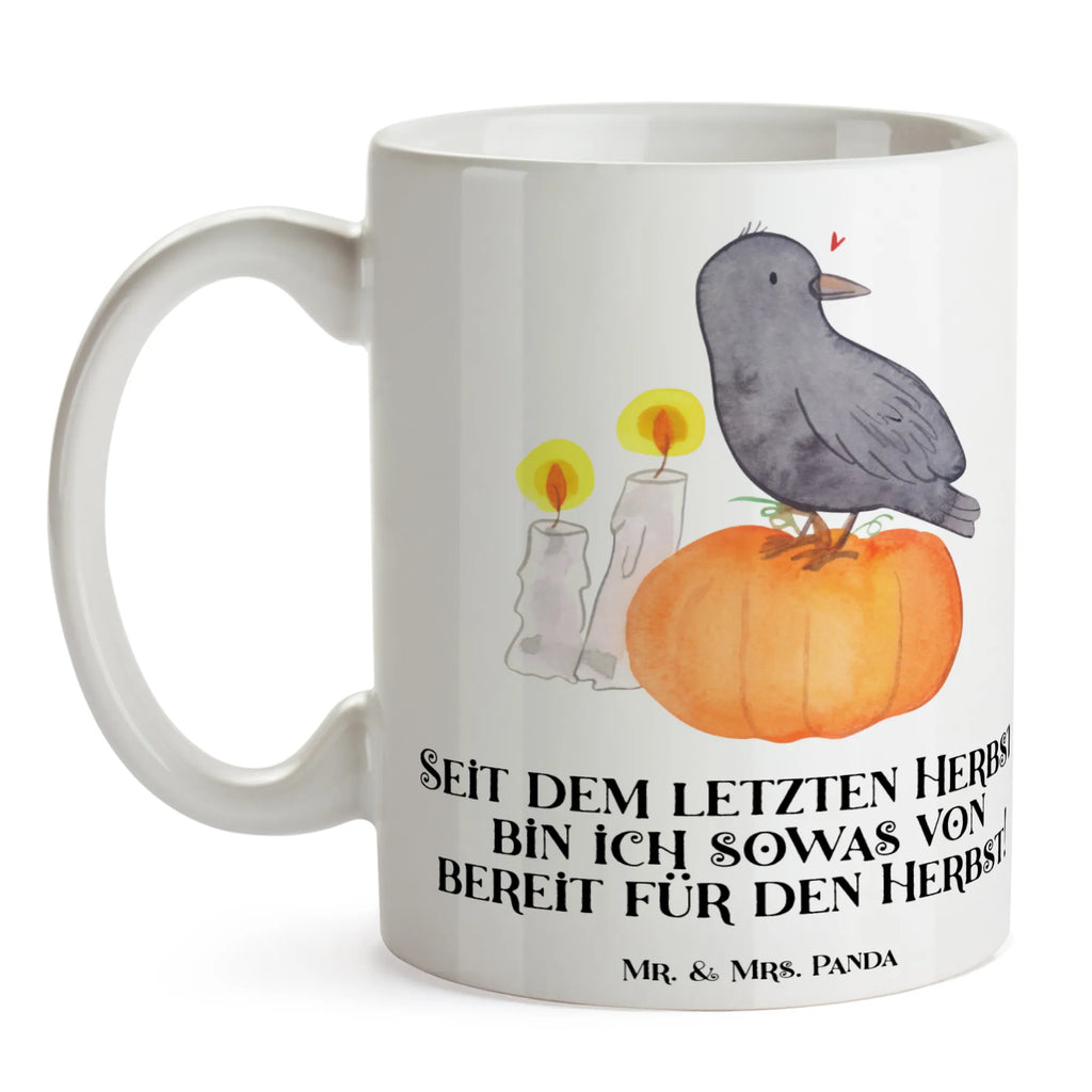 Mug Seit dem letzten Herbst bin ich sowas von bereit für den Herbst! Keramiktasse, Kaffeetasse, Tasse mit Motiven, Teetasse, Tasse, Porzellantasse, Bürotasse, Geschenktasse, Tasse mit Zitaten, Halloween, Deko, Martinssingen, Dekoration, Geschenke, Schenken