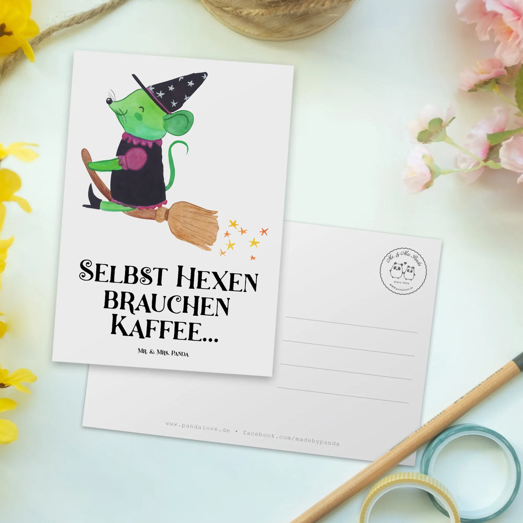 Postkarte Halloween-Hexen Kaffee Geburtstagskarte, Geschenkkarte, Einladungskarte, Einladungskarten Geburtstag, Ansichtskarten, Einladung, Postkarte, Ansichtskarte, Grußkarte, Dankeskarte, Einladung Geburtstag, Karte, Halloween, Deko, Martinssingen, Dekoration, Geschenke, Schenken