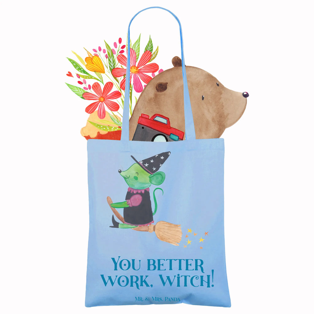 Tote bag You better work, witch! Tasche, Umhängetasche, Einkaufstasche, Stoffbeutel, Laptoptasche, Schultertasche, Stofftasche, Shopper, Strandtasche, Jutebeutel, Jutetasche, Badetasche, Beuteltasche, Einkaufstüte, Tragetasche, Beutel, Halloween, Deko, Martinssingen, Dekoration, Geschenke, Schenken