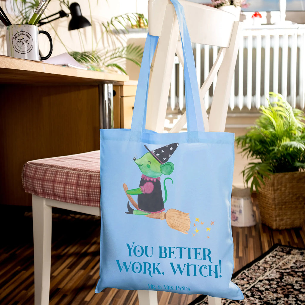 Tote bag You better work, witch! Tasche, Umhängetasche, Einkaufstasche, Stoffbeutel, Laptoptasche, Schultertasche, Stofftasche, Shopper, Strandtasche, Jutebeutel, Jutetasche, Badetasche, Beuteltasche, Einkaufstüte, Tragetasche, Beutel, Halloween, Deko, Martinssingen, Dekoration, Geschenke, Schenken