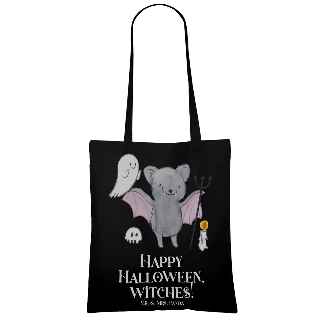 Tote bag Happy Halloween, witches! Tasche, Badetasche, Tragetasche, Stofftasche, Stoffbeutel, Beuteltasche, Jutetasche, Beutel, Jutebeutel, Einkaufstüte, Strandtasche, Shopper, Umhängetasche, Laptoptasche, Schultertasche, Einkaufstasche, Halloween, Deko, Martinssingen, Dekoration, Geschenke, Schenken